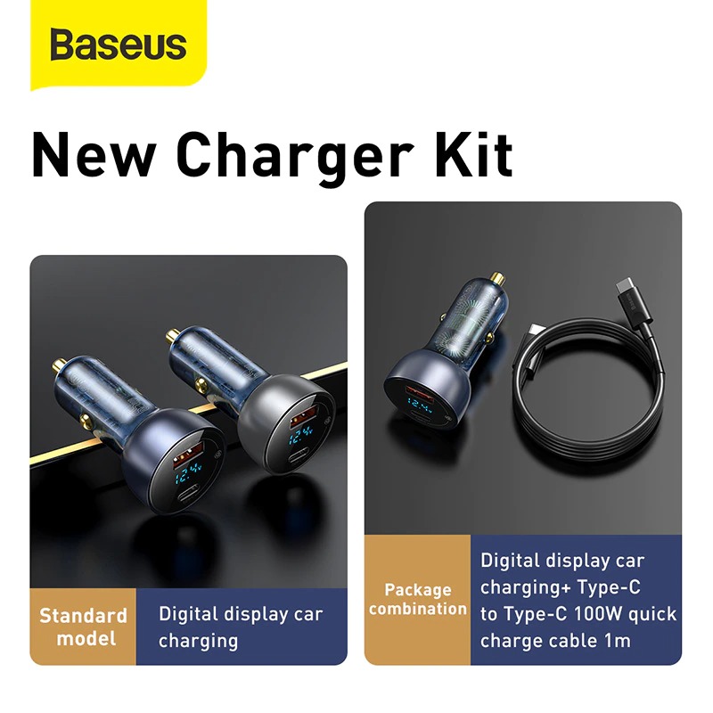 מטען לרכב Baseus 65W – תמונה 3