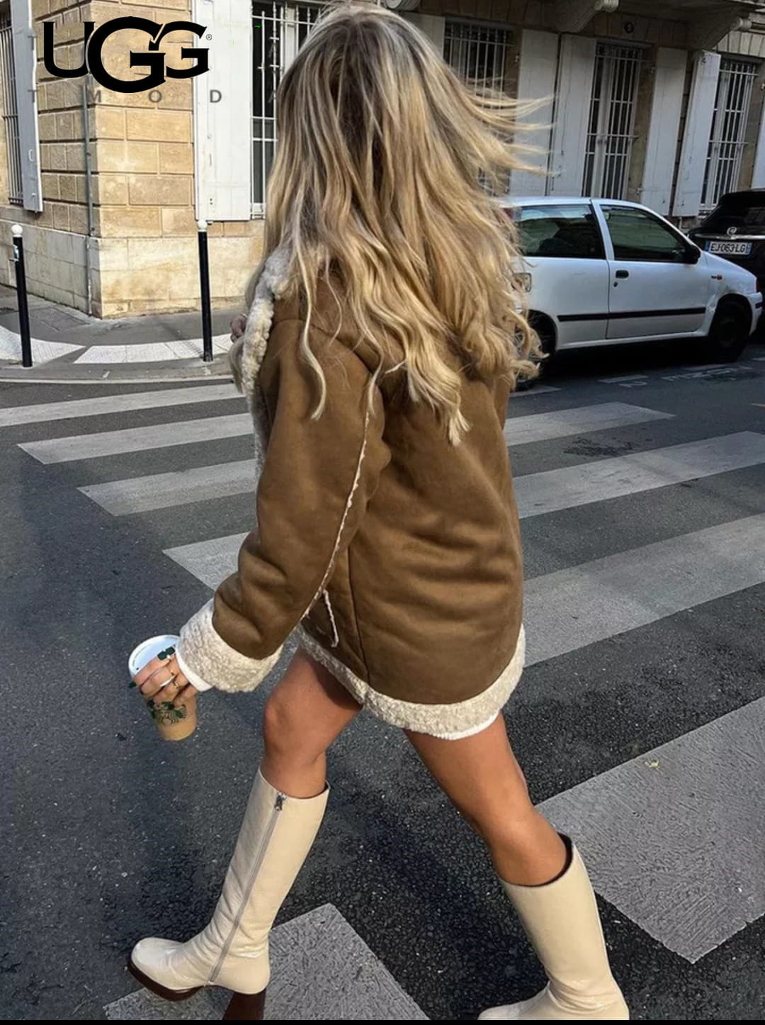מעיל פרוותי UGG – תמונה 4