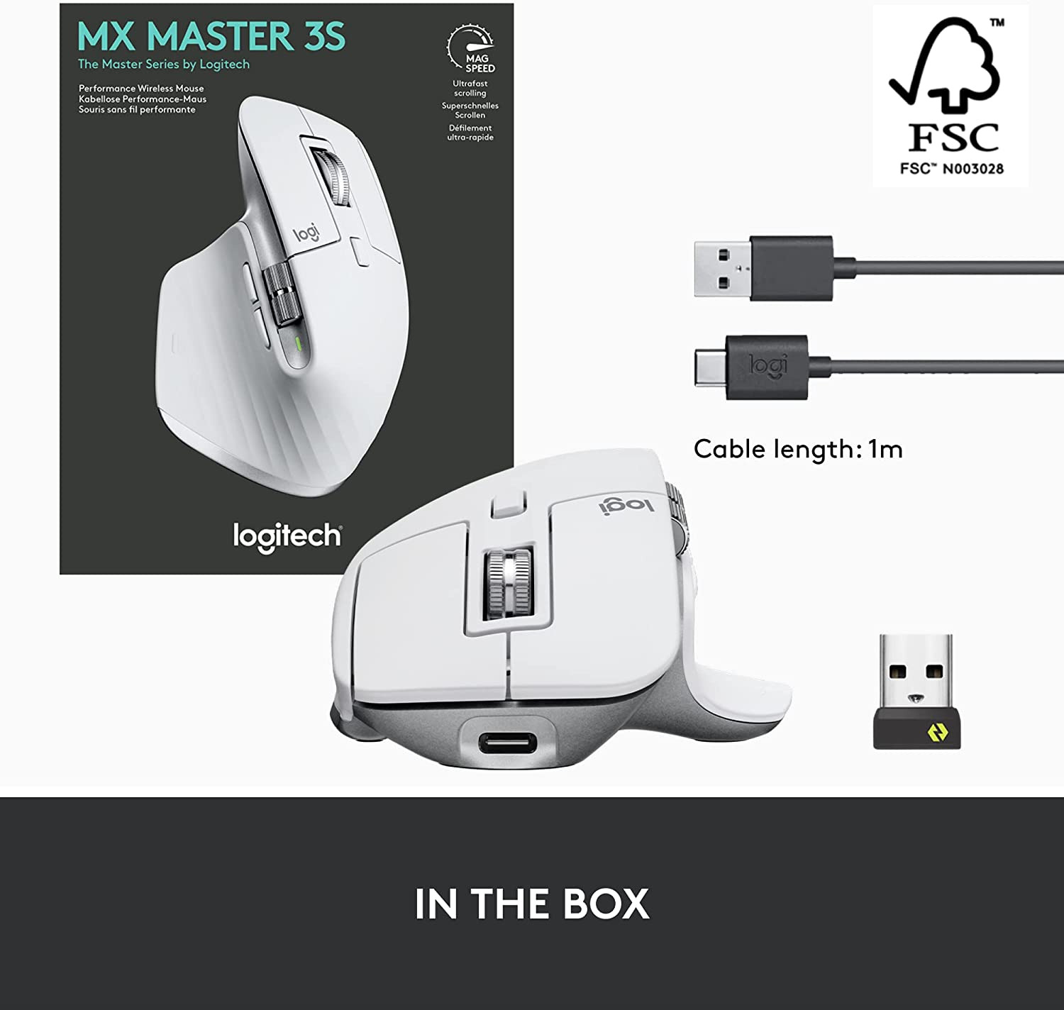 עכבר אלחוטי לוג'יטק MX Master 3S – תמונה 7