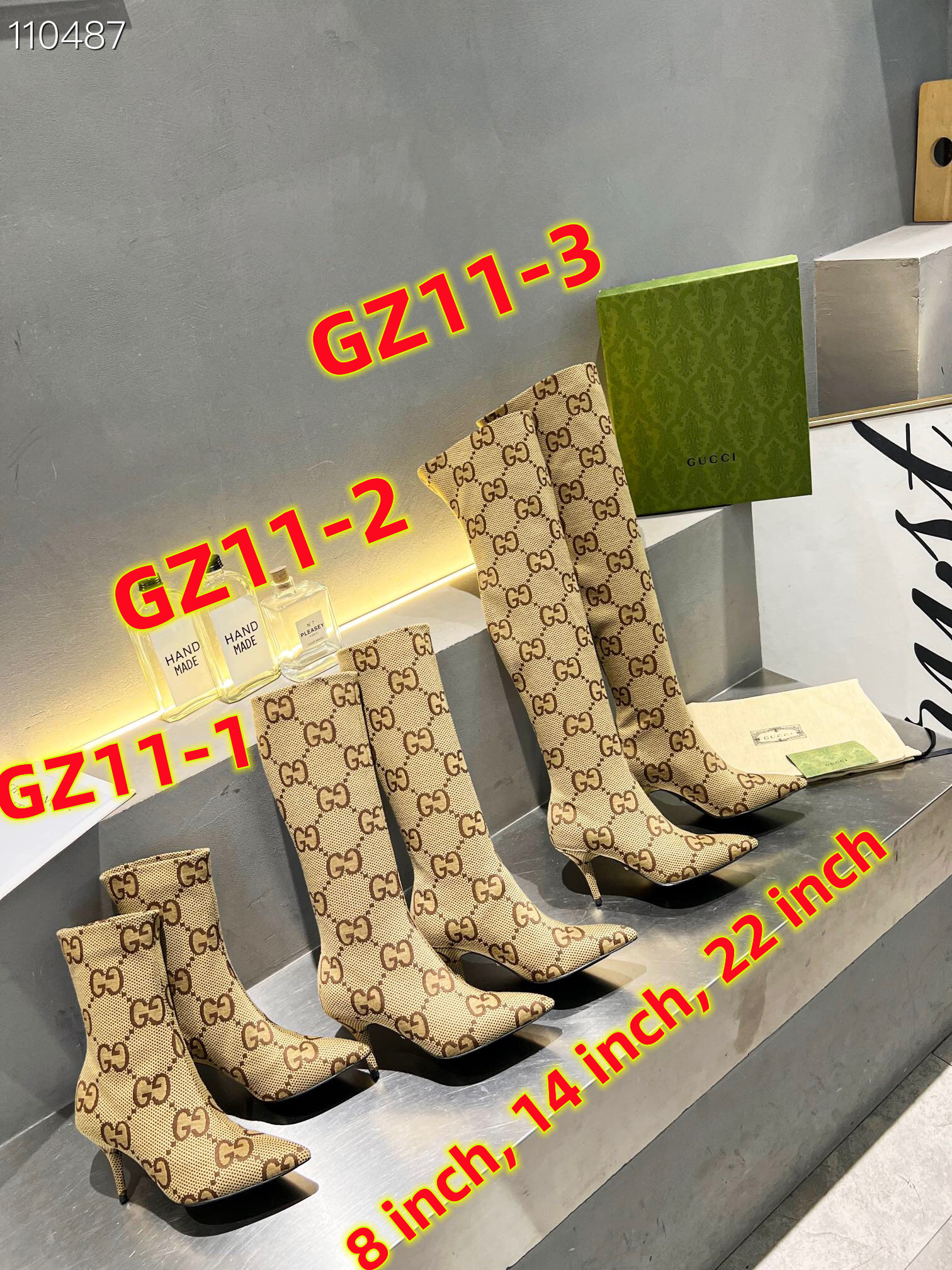 מגפיים גוצי 3 גבהים – תמונה 3