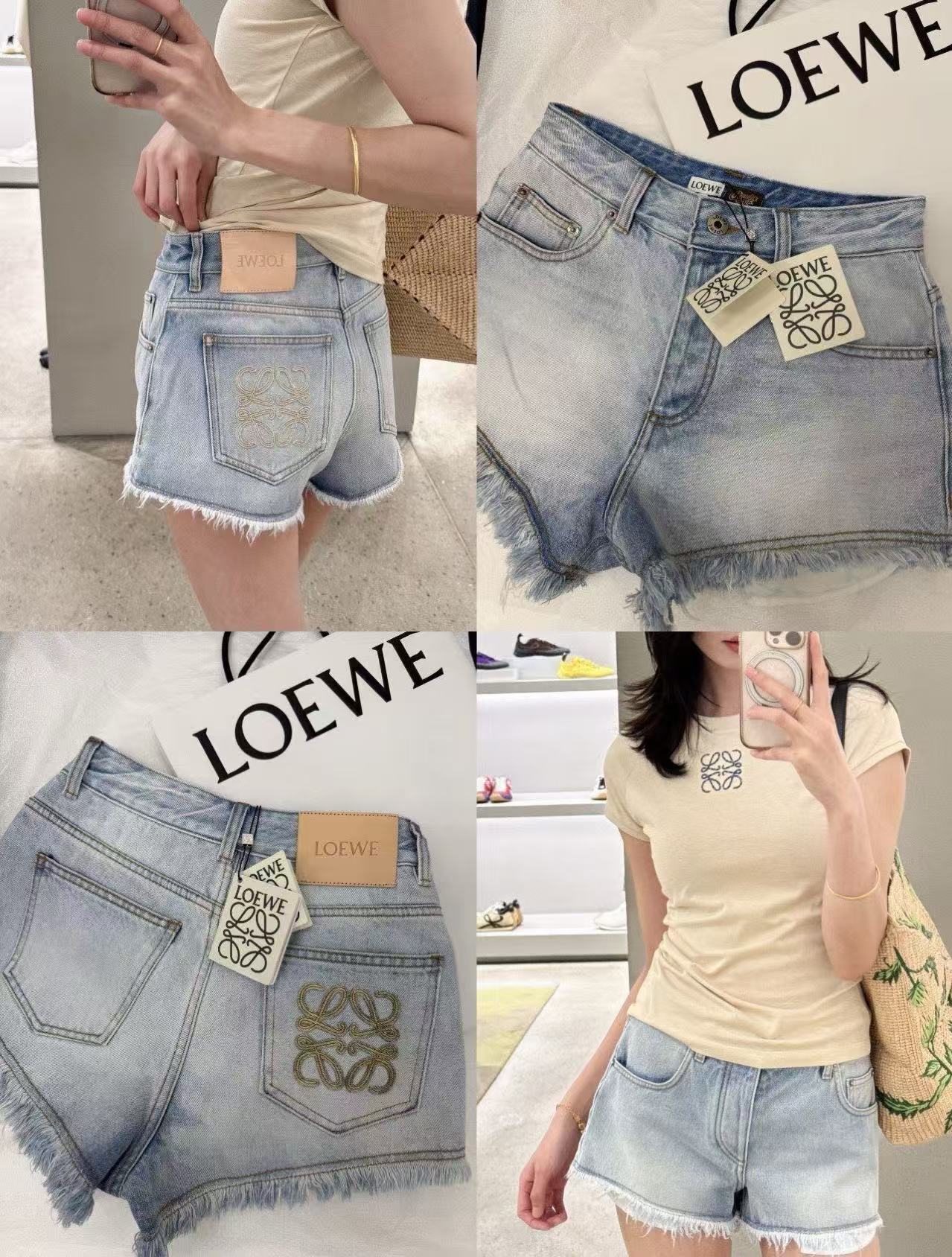 ג׳ינס קצר loewe – תמונה 3
