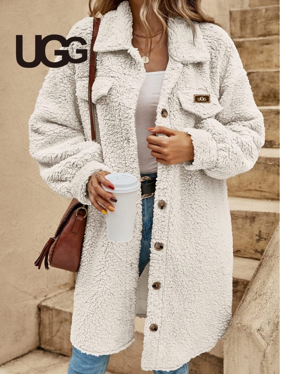 קרדיגן סריג UGG – תמונה 10