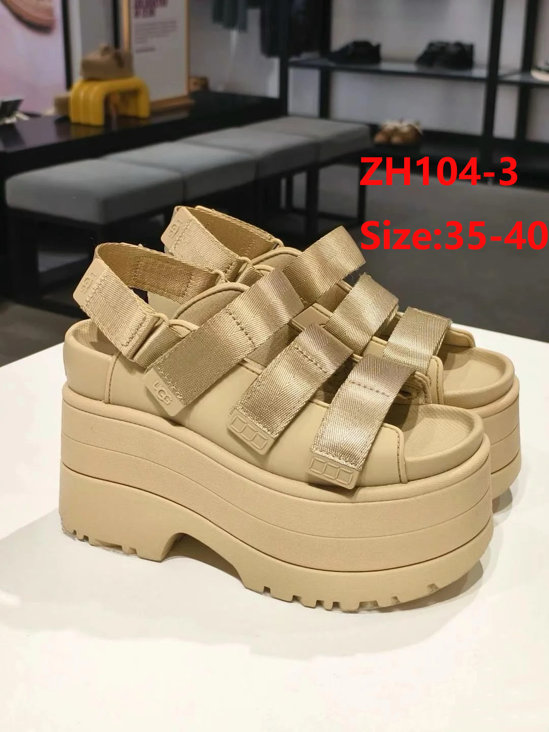 סנדלים פלטפורמה UGG – תמונה 5