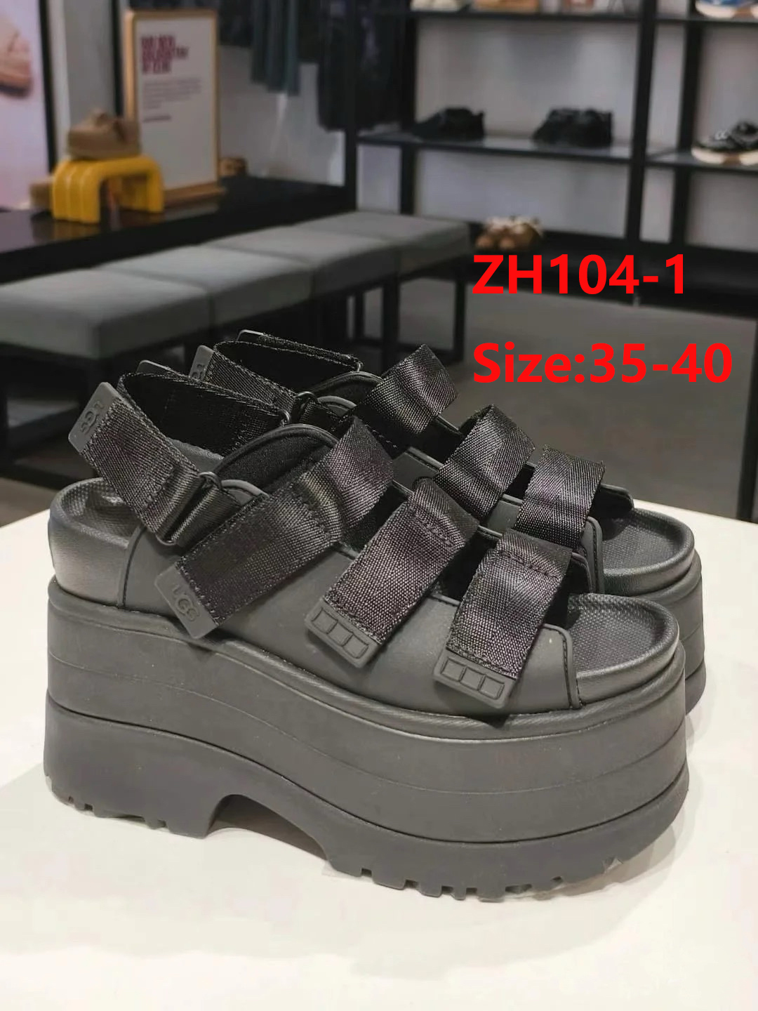 סנדלים פלטפורמה UGG – תמונה 3