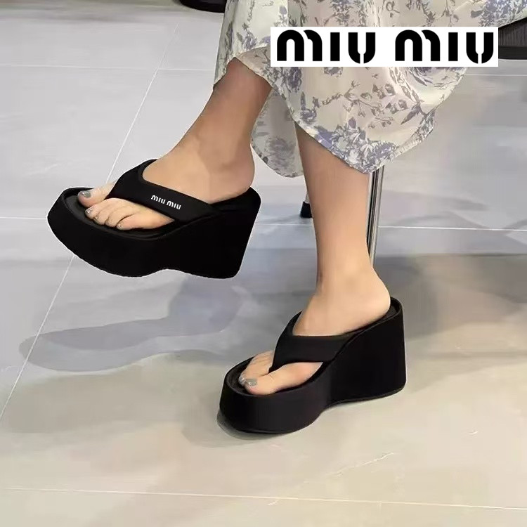 כפכפים פלטפורמה מיו מיו