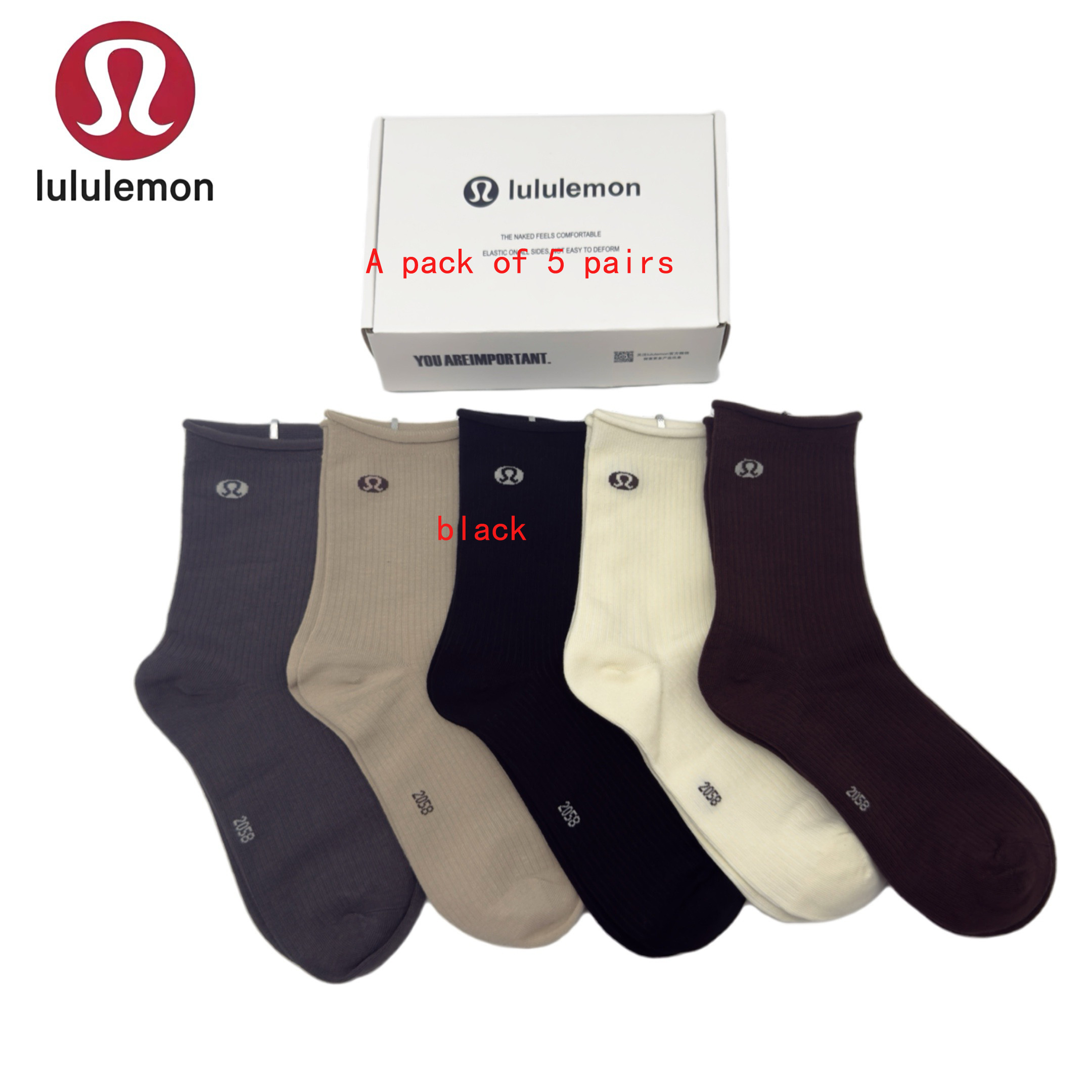 מארז גרביים לולו למון – תמונה 3