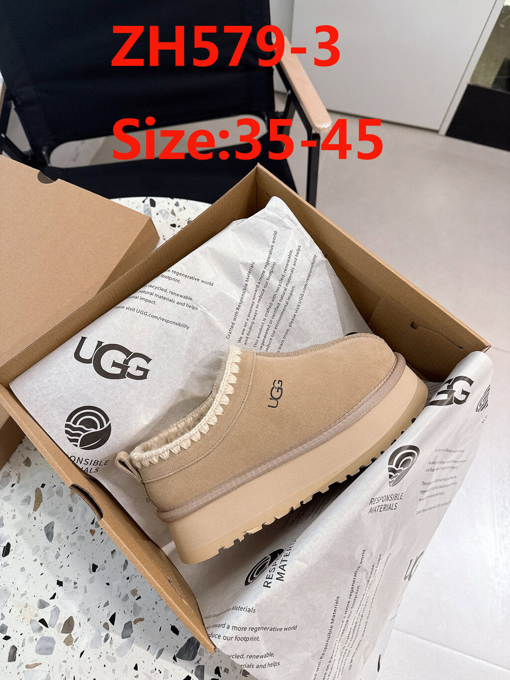 כפכפים UGG Tazz עם ריקמה – תמונה 5