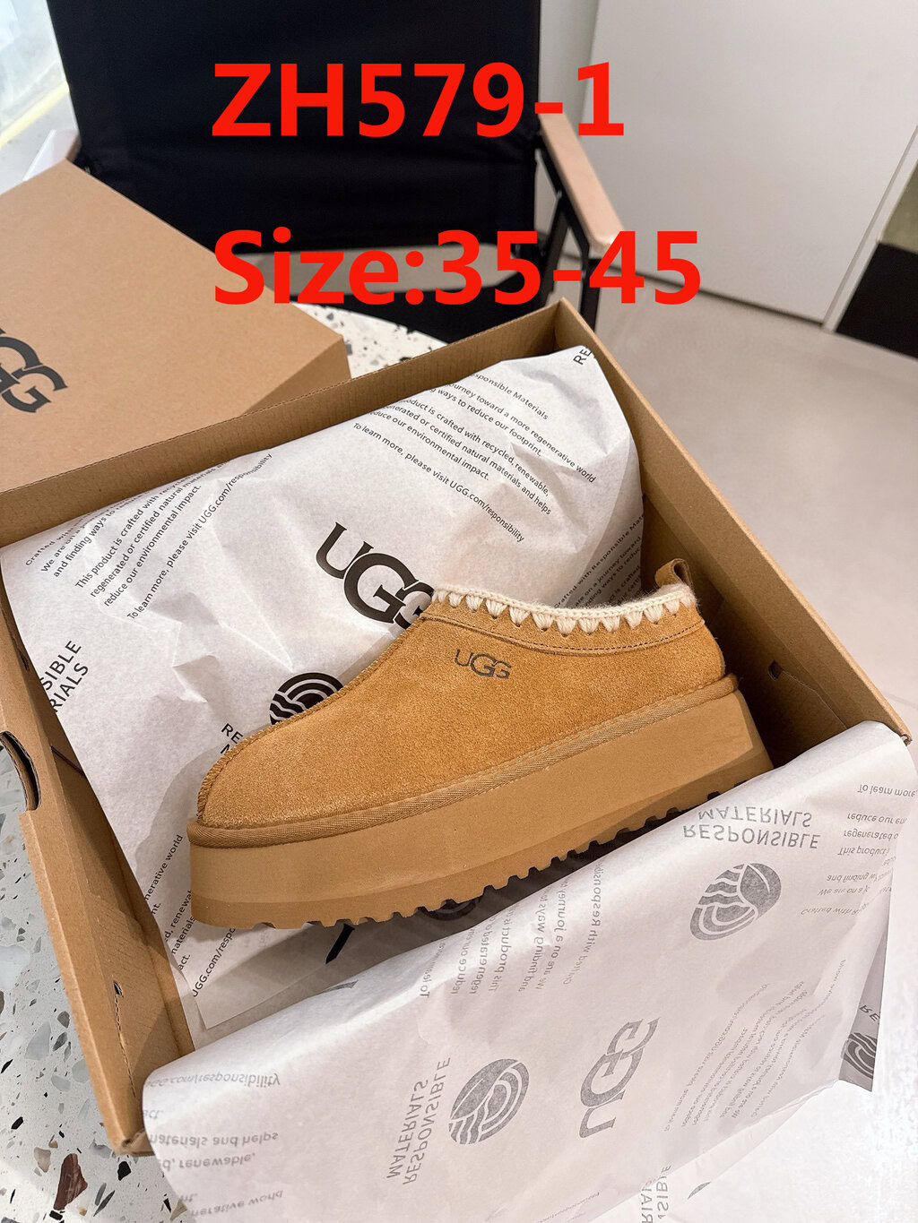 כפכפים UGG Tazz עם ריקמה – תמונה 3