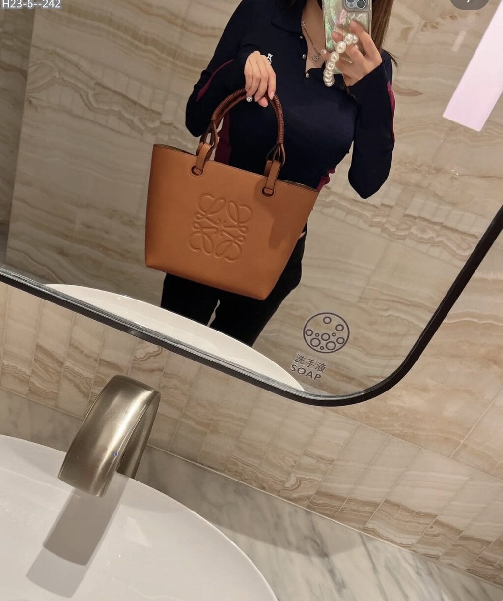 תיק צד LOEWE מעור רך – תמונה 15