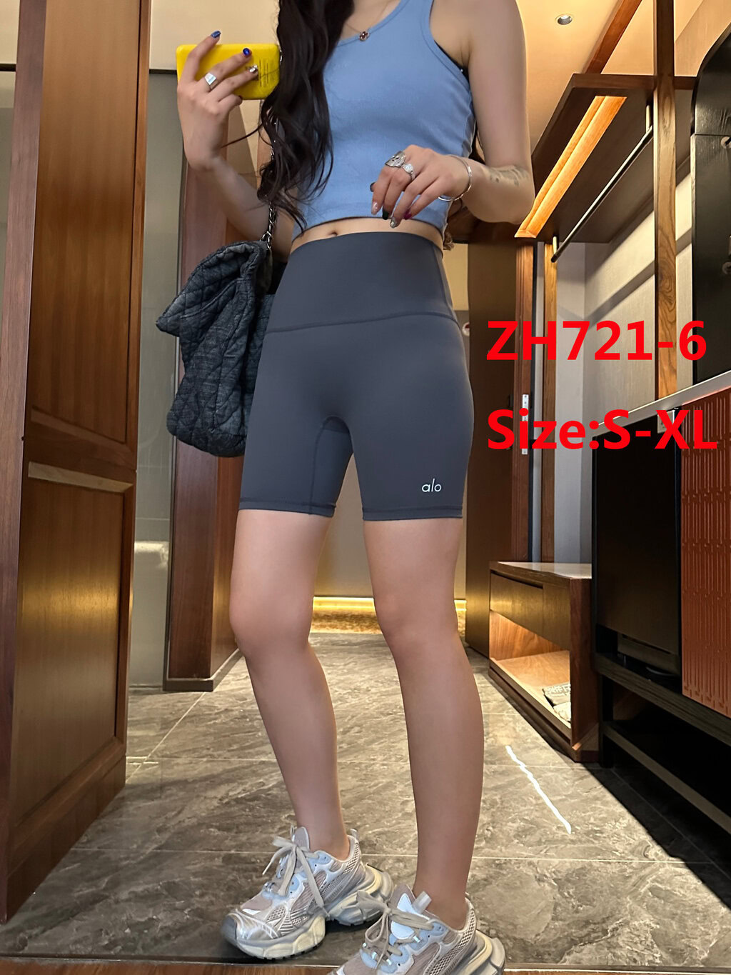 טייץ קצר אלו יוגה – תמונה 7
