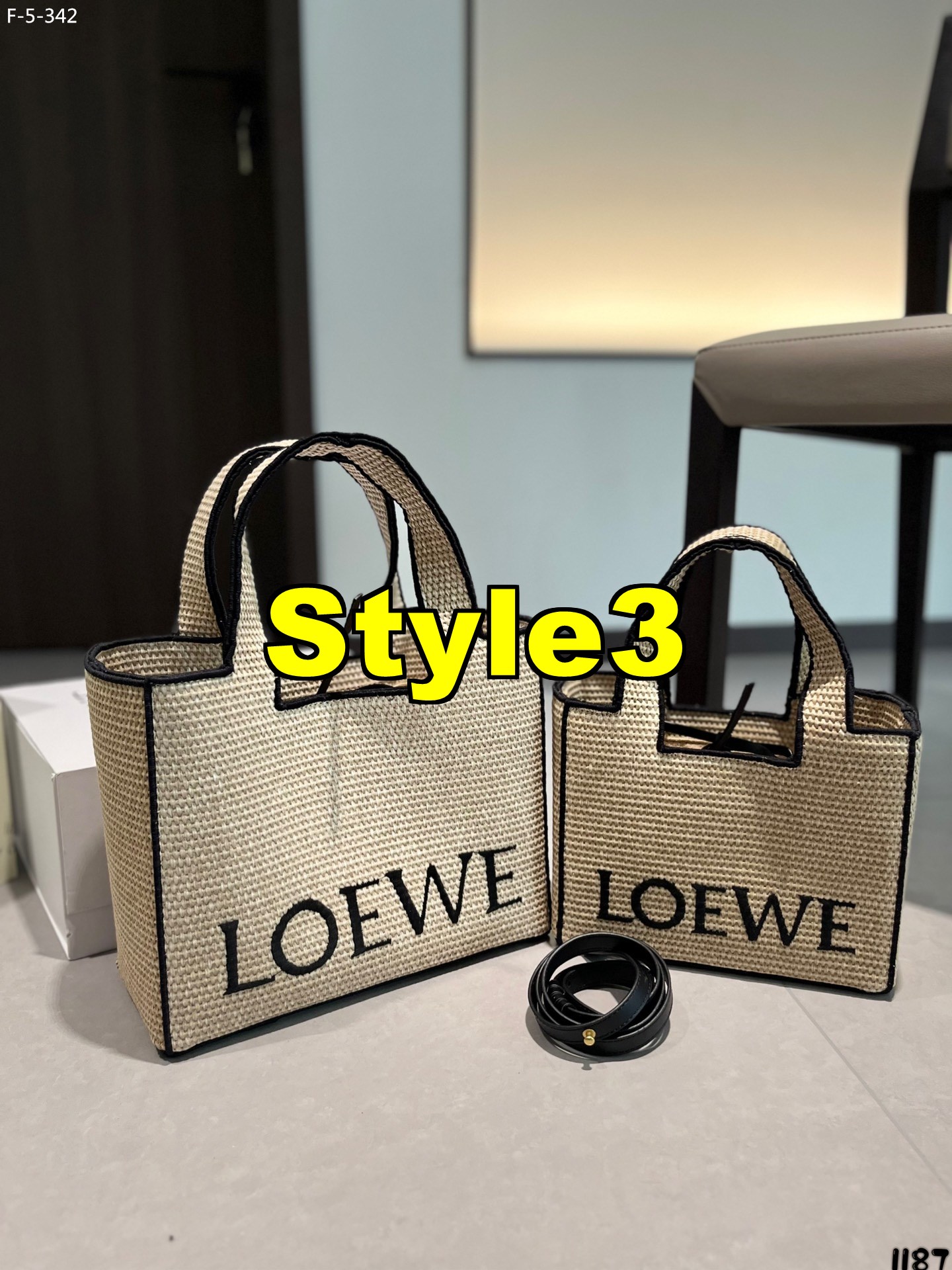 תיק קש LOEWE – תמונה 5
