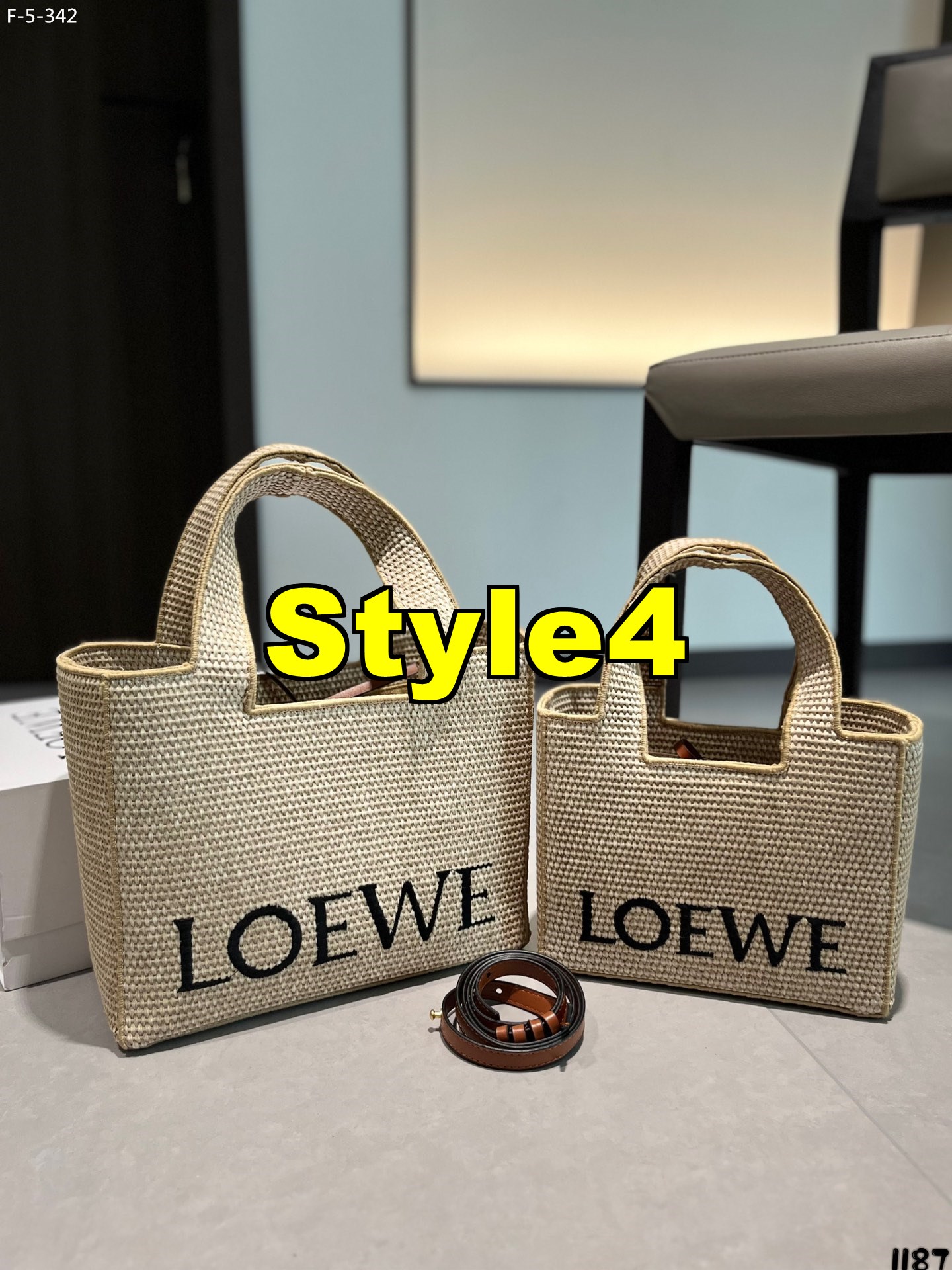 תיק קש LOEWE – תמונה 6